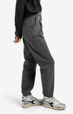 Yaya Trousers with pleats and chino pockets - Oyster Black