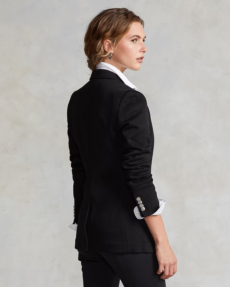 Polo Ralph Lauren knit black blazer