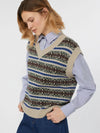 Weekend MaxMara Wool and Alpaca Jacquard Gilet