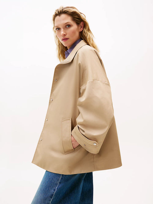 Tommy Hilfiger Water Repellent Oversized Car Coat