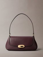 Calvin Klein Brown Top Flap Shoulder Bag