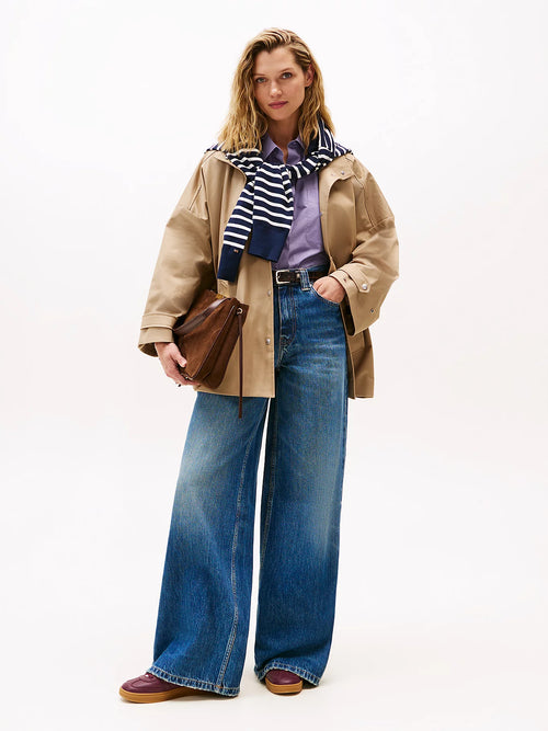 Tommy Hilfiger Water Repellent Oversized Car Coat