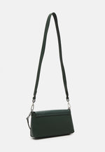Calvin Klein small leather bag crocodile texture - green
