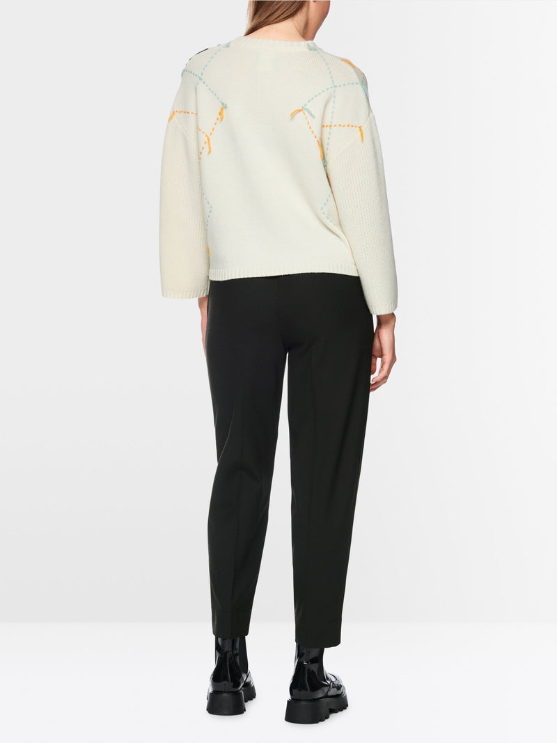 Marc-Cain RANCHI trousers with high waistband