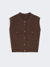 Weekend MaxMara COTTON-BLEND YARN GILET