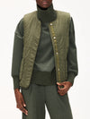 Varley Audrea Reversible Gilet - Sandshell/ Forest Night