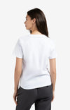 Yaya T-shirt with subtle stitch details - White