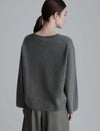Marella wool and cashemere grey sweater - NANTI
