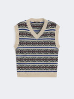 Weekend MaxMara Wool and Alpaca Jacquard Gilet