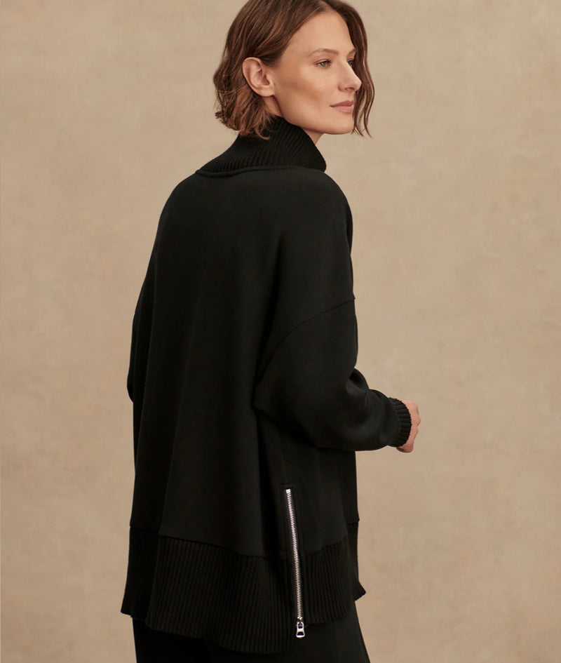 Varley Barker High-Neck Sweat - Black