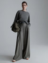 Marella wool and cashemere grey sweater - NANTI