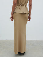 Pretty Lavish maxi skirt -camel beige