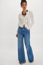 Free People Jae Knit Long Sleeve - Ivory