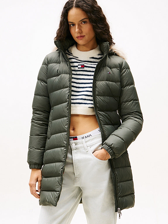 Tommy Jeans Shiny Water Repellent Down Puffer Coat