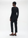 Jane Lushka Timelia Pangs Beush Texh Jersey - Black
