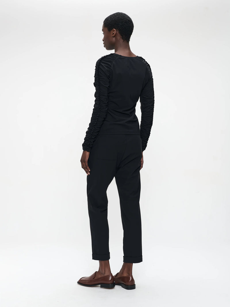 Jane Lushka Timelia Pangs Beush Texh Jersey - Black