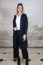 No2Moro Aphrodite Lightweight Duster Coat - Black