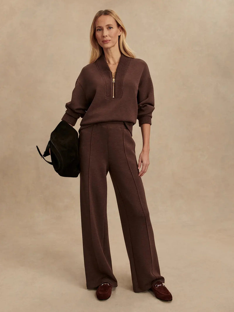 Varley The Wide Leg Pant 30 - Brown