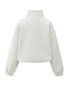 Yaya Balloon Sleeve Sweatshirt - Cloud Grey Melange