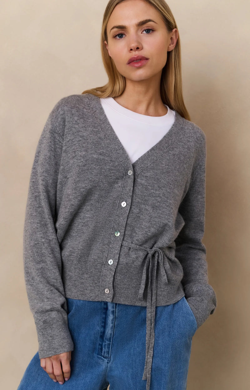 Yaya T-shirt with subtle stitch details - White