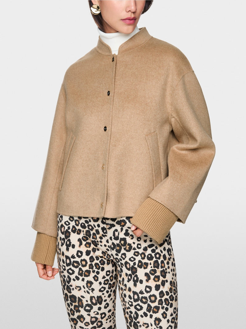Marc Cain wool jacket with cuffed sleeves