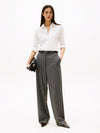 Tommy Hilfiger Pinstripe Loose Straight Trouser