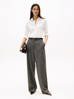 Tommy Hilfiger Pinstripe Loose Straight Trouser