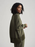 Varley Barker High-Neck Sweat - Olive
