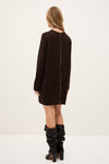 Ba&sh Robe Atess Dress - Brown