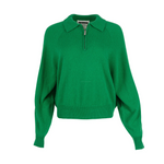 Colourush Cabana Cashmere Zip Sweater - PEA