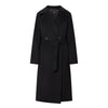 Weekend Max Mara Classic Belted Black Coat - RESINA