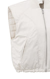 YAYA Reversible padded bodywarmer with zip closure