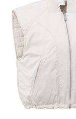 YAYA Reversible padded bodywarmer with zip closure