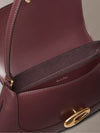 Calvin Klein Brown Top Flap Shoulder Bag