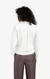 Yaya Blouse with Double Layer Look - White