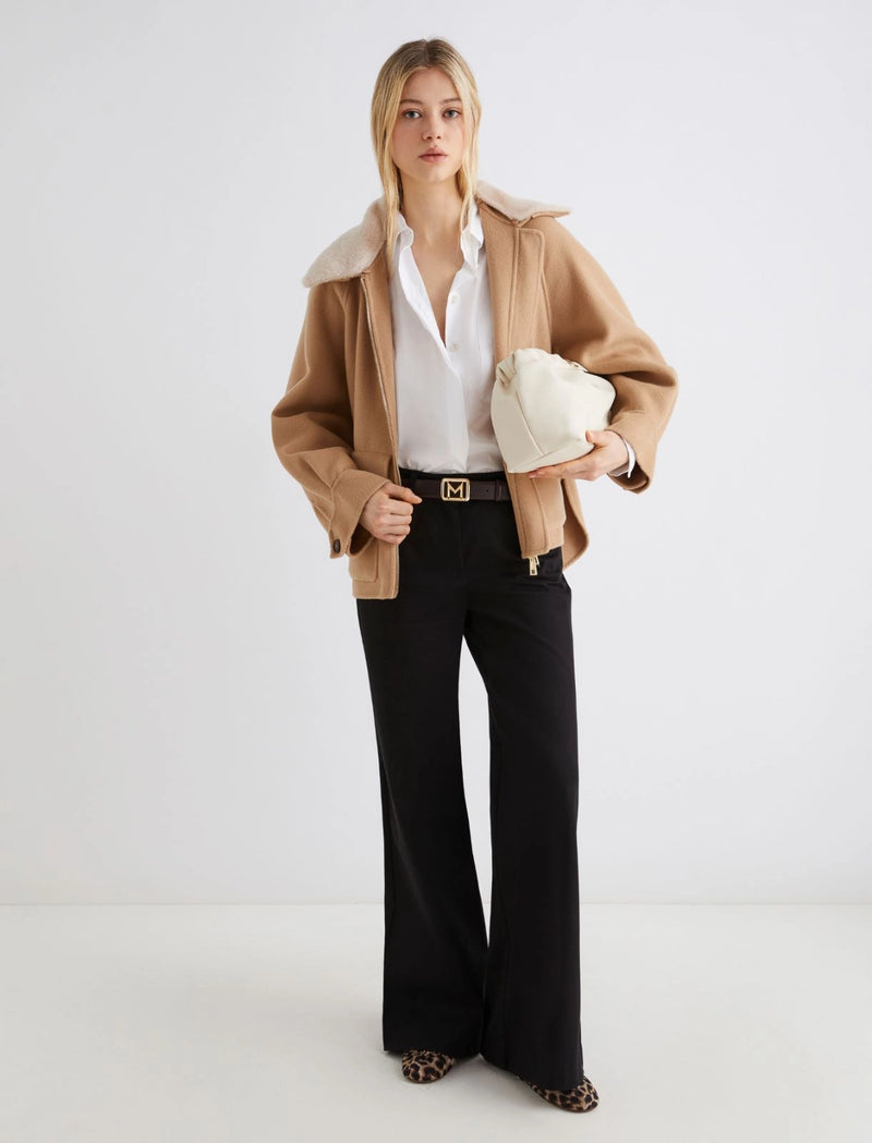 Marella Double-faced jacket - CAMEL