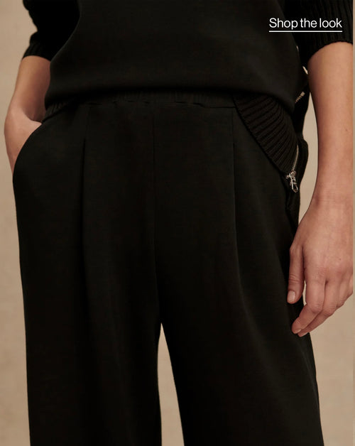 Varley Extra Wide Leg Pant - Black
