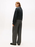 Tommy Hilfiger Pinstripe Loose Straight Trouser