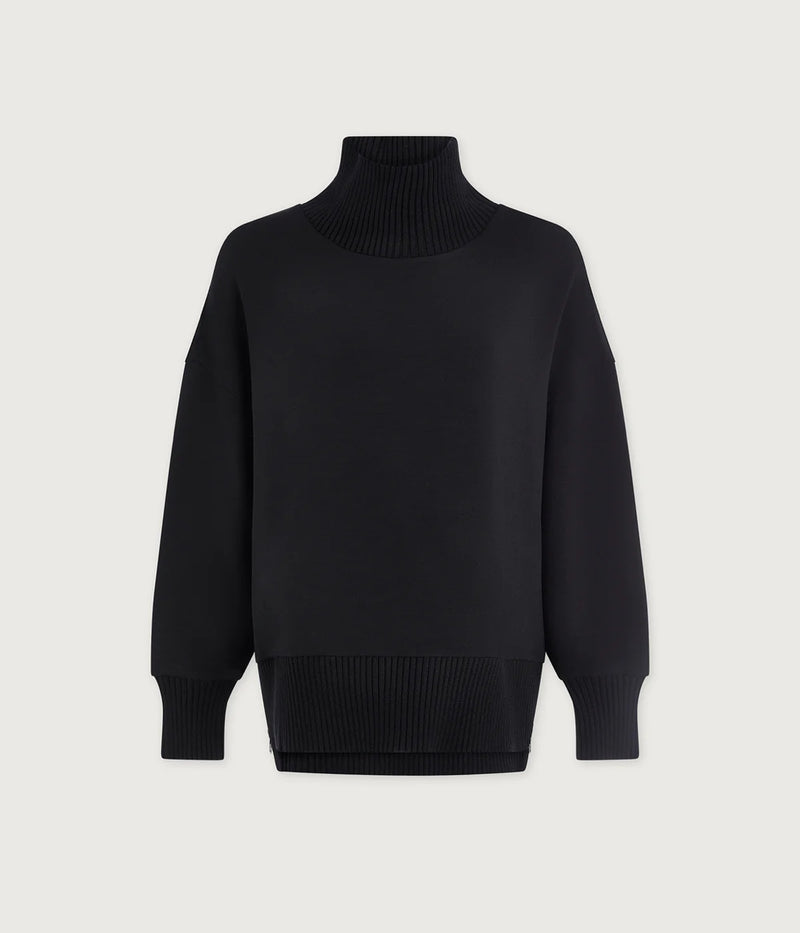 Varley Barker High-Neck Sweat - Black