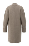 Yaya Long coatigan with patch pockets