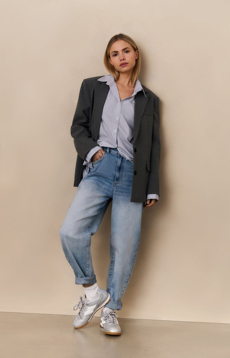 YAYA Loose fit jeans with high waist