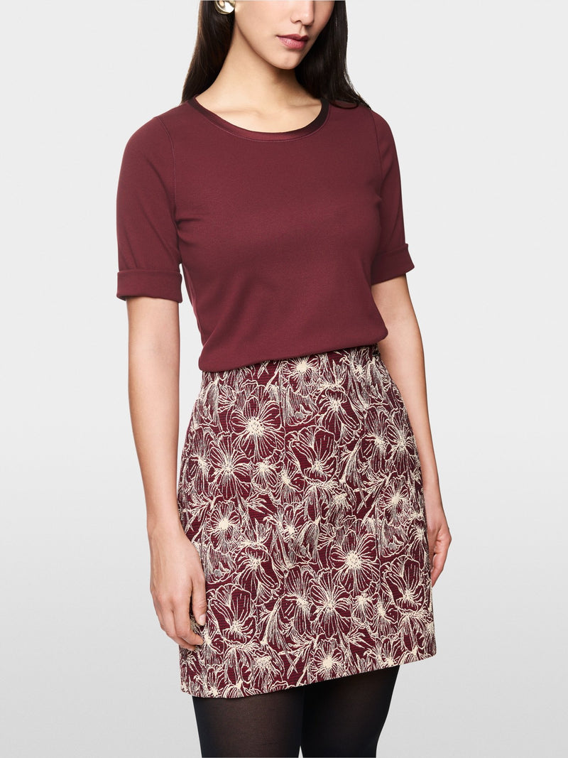 Marc Cain maroon tshirt