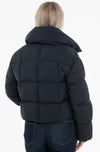 Calvin Klein black short puffer jacket