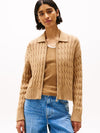 Tommy Hilfiger boxy cable knit cardigan