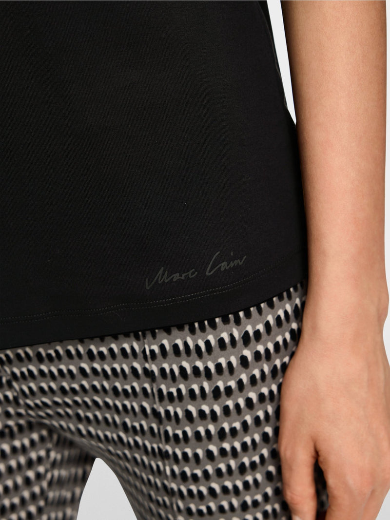 Marc-Cain Shirt with sparkling flowers