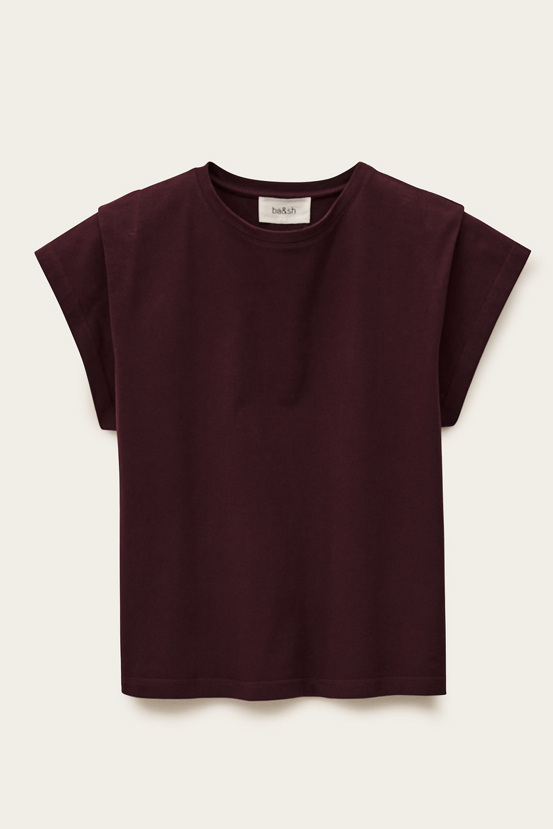 Ba&sh Pio tshirt - Bordeaux