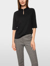 Marc-Cain Shirt with sparkling flowers