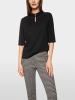Marc-Cain Shirt with sparkling flowers