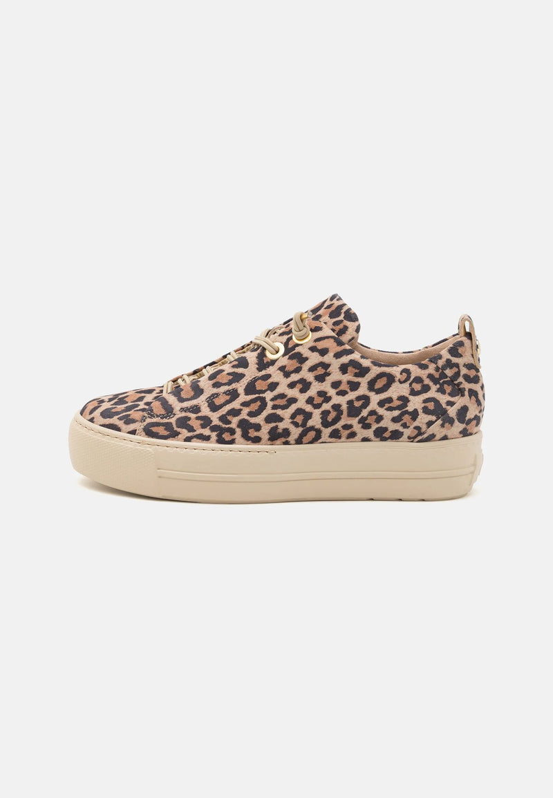 Paul Green leopard suede platform runner