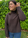 COLORUSH Cashmere Chunky Carmen Funnel Neck